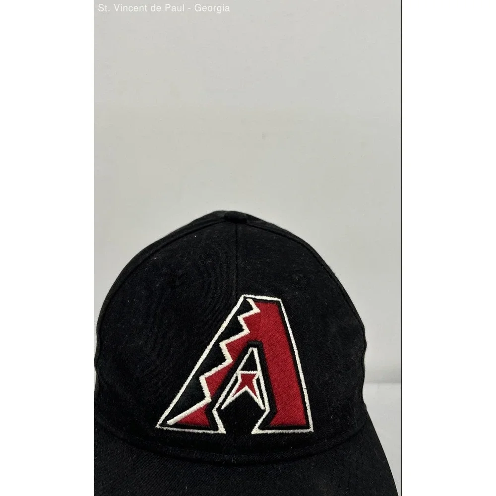 OC Sports Black Arizona Diamondbacks MLB Baseball Hat Cap Youth Great Condition